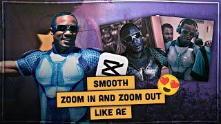 Smooth zoom in and zoom out like ae | Capcut