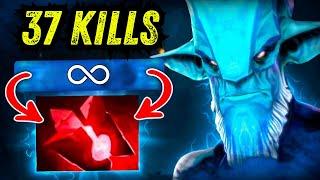 Mid Lane Leshrac 37Kills Bloodstone + Overwhelming Blink 1050GPM Carry Dota 2