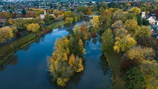 DJI Mavic 3 Classic First Flight! Fall Colors at Lake Sacagawea