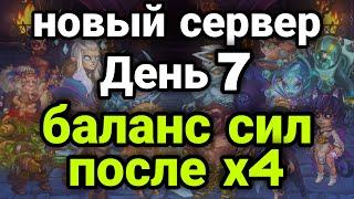 Хроники Хаоса. НОВЫЙ СЕРВЕР, БАЛАНС СИЛ ПОСЛЕ Х4. Итоги первой недели.