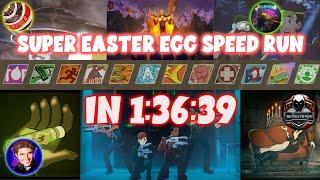 IW ZOMBIES SUPER EASTER EGG SPEED RUN 4 PLAYER IN 1:36:39