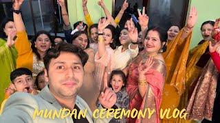 Dogri mundan ceremony vlog | Dogri vlogs | Dinner party night |Jammu vlogs