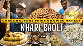 Khari Baoli Dry Fruit & Spice Market Delhi| Old Delhi | Masale, Jadi Buti, Achaar| Street Food India