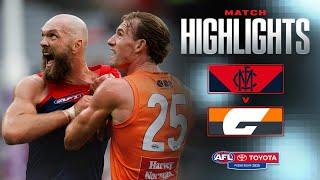 Melbourne v GWS Giants Highlights | Round 1, 2025 | AFL