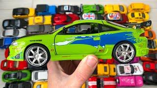 Unboxing Mitsubishi Eclipse diecast metal 1:24 scale model from Fast and Furious | JADA Cars