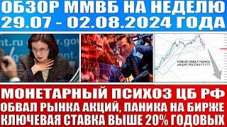 Гигантский обзор рынка / Монетарный психоз Цб Рф / Обвал рынка акций! Тотальный рост рубля!