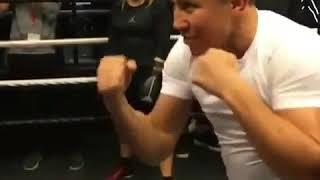 Genady Golovkin GGG Shadow Boxing