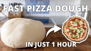 THE BEST 1 HOUR PIZZA DOUGH (reliable & always works)