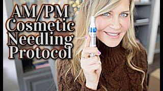 AM/PM routine for cosmetic needling | Amazing results ARE possible | Before and Afters/Case Studies