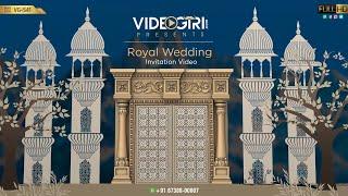 Royal Wedding Invitation Video | Housefull 4 Theme | VG-541