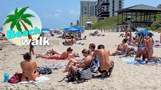 Beach Walk BOCA RATON Florida USA 4k video FL Travel vlog