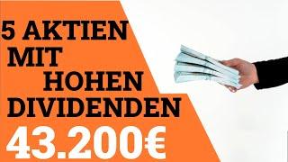 Top 5 Aktien mit hoher Dividendenrendite