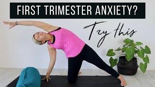 First trimester pregnancy yoga for the anxious Mama