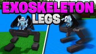 EXOSKELETON MECH LEGS!! - Build A Boat For Treasure!