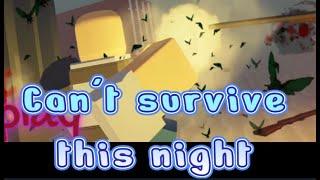 ROBLOX - A Good Team but we Cant Survive this night Gameplay