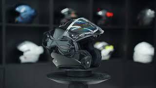 Discover the Scorpion Exo-Tech Evo Pro Solid Metallic Black Motorcycle Helmet | Product Overview