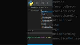 So kannst du in Python Listen sortieren #python #shorts