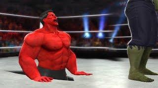 HULK vs RED HULK - I Quit Match