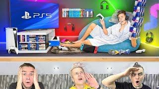 Я построил СЕКРЕТНУЮ Игровую Комнату у себя Дома! *PS5*