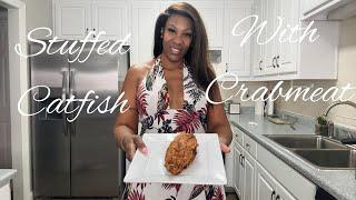 Stuffed Catfish with Crabcake Recipe | Fried Catfish