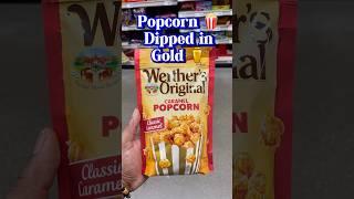 Popcorn dipped in gold ️! Werther's Original Caramel Popcorn review.