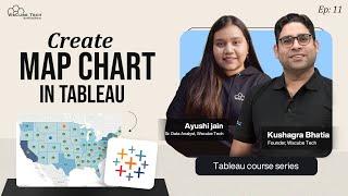 How to Create MAP Chart with Tableau in 7 Minutes | Tableau Course Ep 11