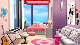 Teen Girl Apartment | Stop Motion Build | THE SIMS 4