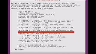 Como Instalar Ubuntu Server 18.04 LTS y Particiones manuales LVM.