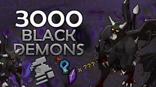 Loot From 3,000 Black Demons + 10 Skotizo