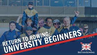 British Rowing Webinar - Return to Rowing: University Beginners
