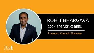 Rohit Bhargava - Business Keynote Speaker - 2024 Speaking Reel