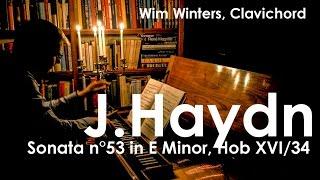 J. Haydn :: Sonata n°53 in E minor Hob XVI/34 :: Wim Winters, clavichord