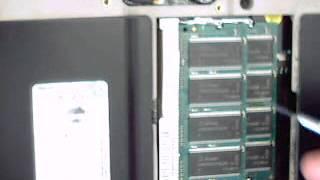 Install or Remove laptop memory