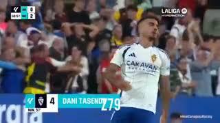  GOL DE TASENDE | REAL ZARAGOZA - RACING SANTANDER | 05/10/2024 | + SONIDO CARRUSEL