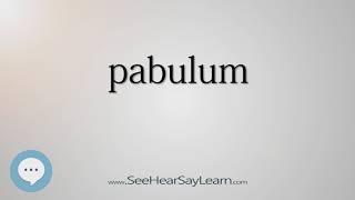 pabulum