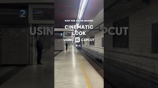 Cinematic Color Grading in CapCut - Tutorial #shorts