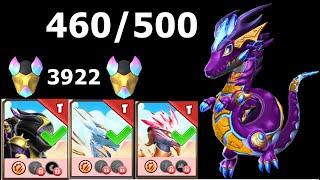 460/500 Vacivus Lapis Piece-Dragon Mania Legends | 35k flowers in Ski Runner event | DML