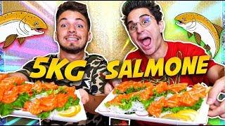 ANIMA E MATT VS 5 KG DI SALMONE!! *sfida pazzesca*