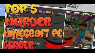 ️ Top 5 MURDER Minecraft PE SERVER 1.19!「MCPE 2022 NEW MULTIPLAYER SERVER」- StyloHD