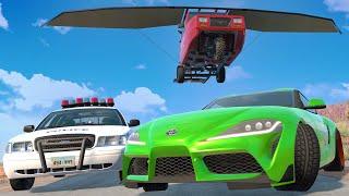 NEW Ford Crown Vic Police Car is AMAZING & Flying Pigeon in BeamNG Drive Mods?!