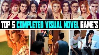 Top 5 Completed 3D Games EzrCaGaminG | 3D Visual Novel | Part-1