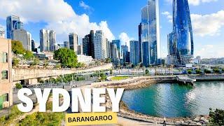 Sydney Barangaroo Walking Tour - A Scenic & Stunning Waterfront Spot |4k