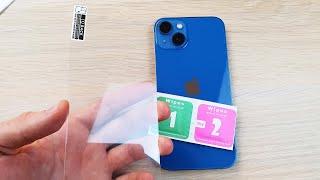 КЛЕЮ ЗАЩИТНОЕ СТЕКЛО НА IPHONE 13!