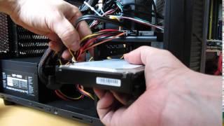 Установка HDD в Zalman Z1