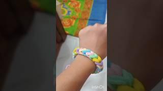 making rubbers bracelet#craft#craftyvibeswithvanshika