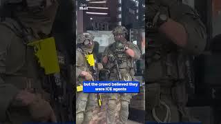Protesters in Minneapolis mistake federal officials for ICE agents