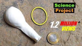 Easy science exhibition projects | Science projects working model | Dancing balloon