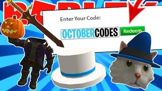 *6 CODES?!* ALL NEW PROMO CODES in ROBLOX! (October 2020) NEW Headless Horseman!