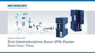 Erst-Inbetriebnahme Ewon VPN-Router (Ewon Cosy / Flexy)