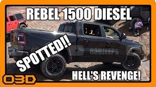 Dodge Rebel RAM 1500 Diesel Testing at Hells Revenge in Moab Utah - Off Road Spy Video